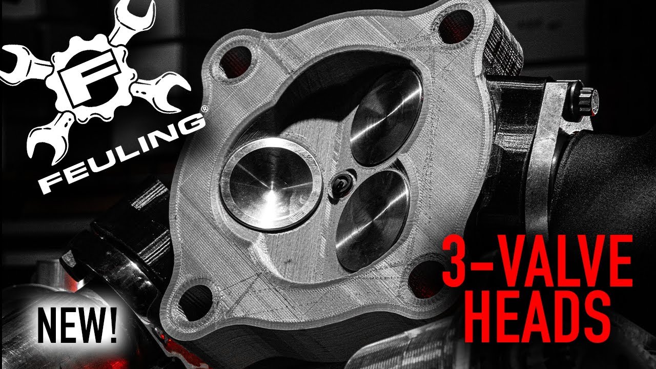 NEW FEULING 3-VALVE HEADS FOR MILWAUKEE EIGHT ENGINES