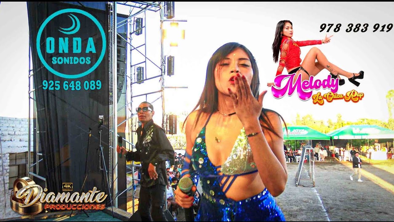 Melody la Chica Rap en la Joya   mix pintura Roja