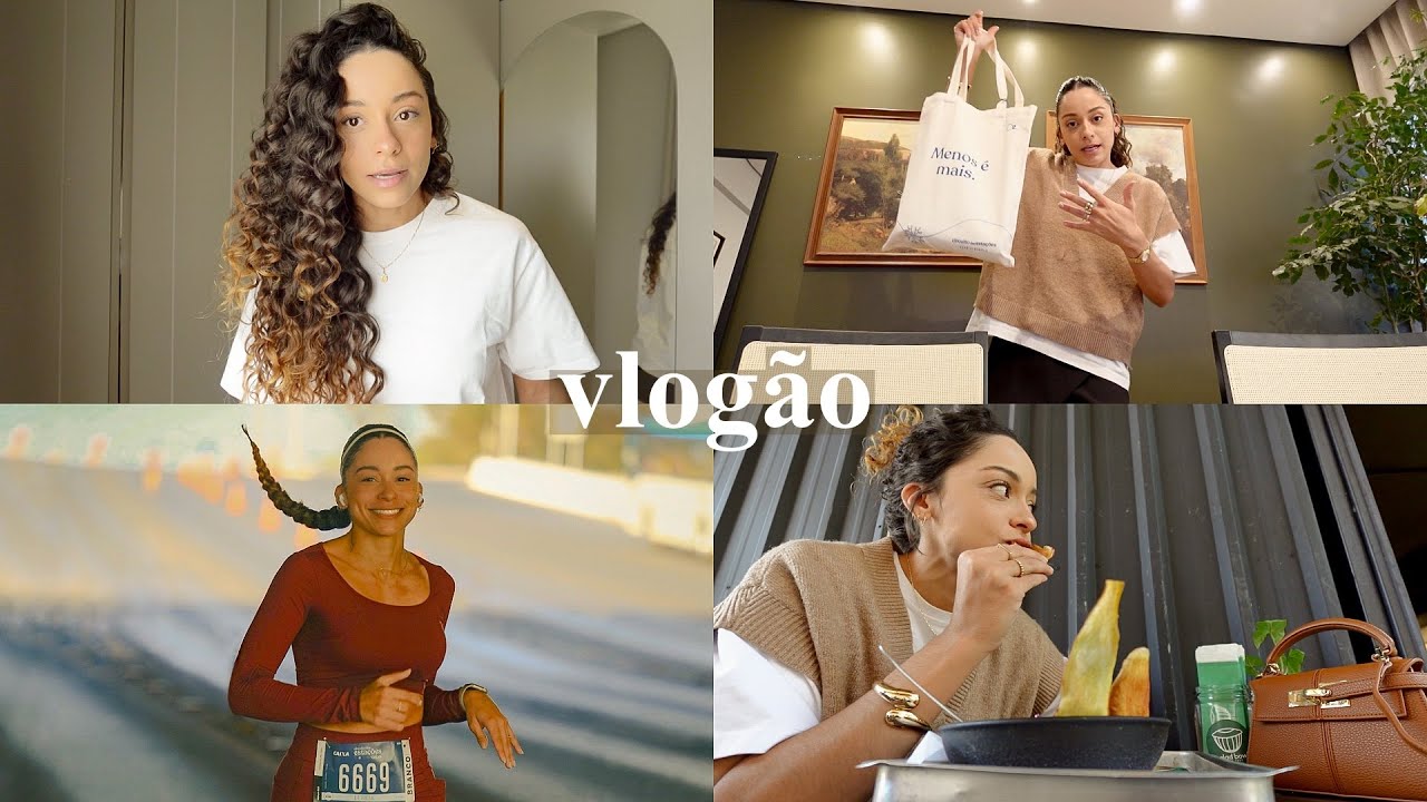 Corrida 15km, finalizando os cachos, mercado, óculos novo, preparando para prova, organização...