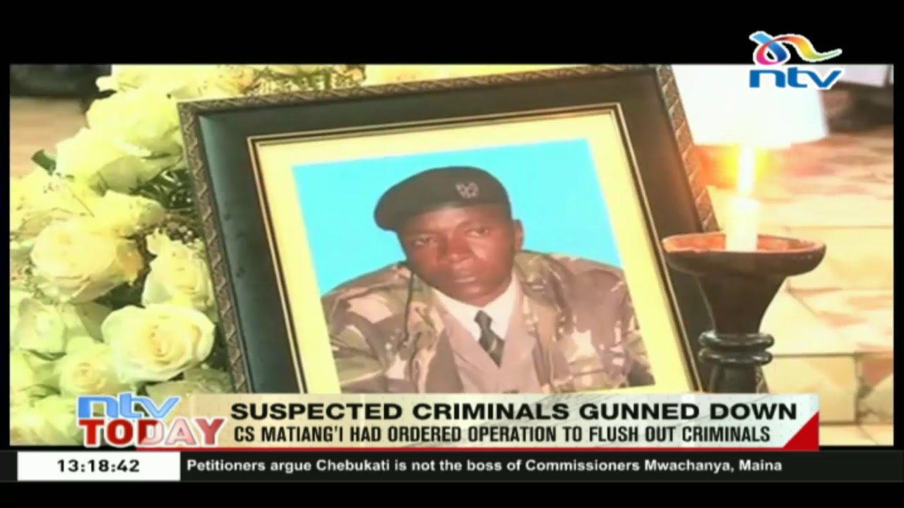 3 suspected gangsters shot by police in Kanyagia, Nyeri