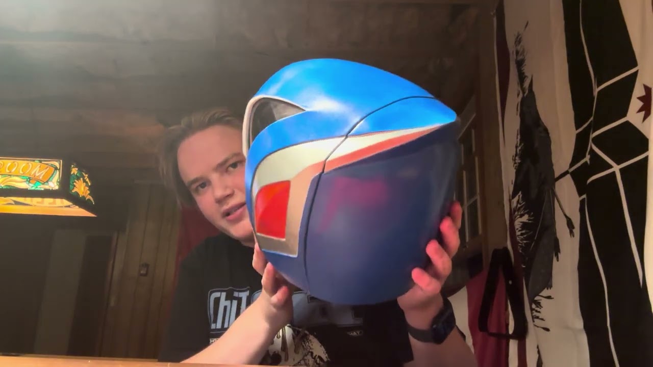 Power Rangers SPD Blue Ranger Helmet for Kristopher