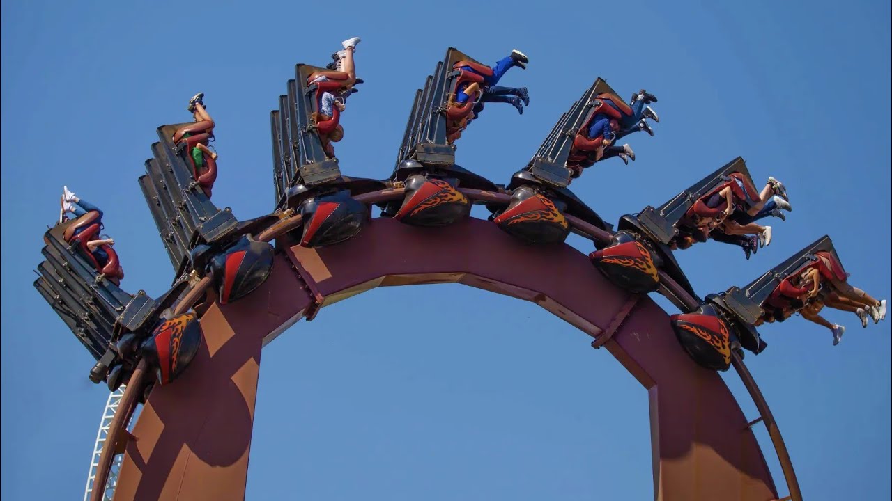 Thorpe Park - Nemesis Inferno (4K offride)