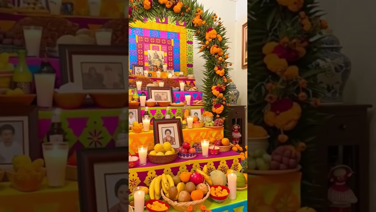Ideas para decorar en d&iacute;a de muertos #tradiciones #altares