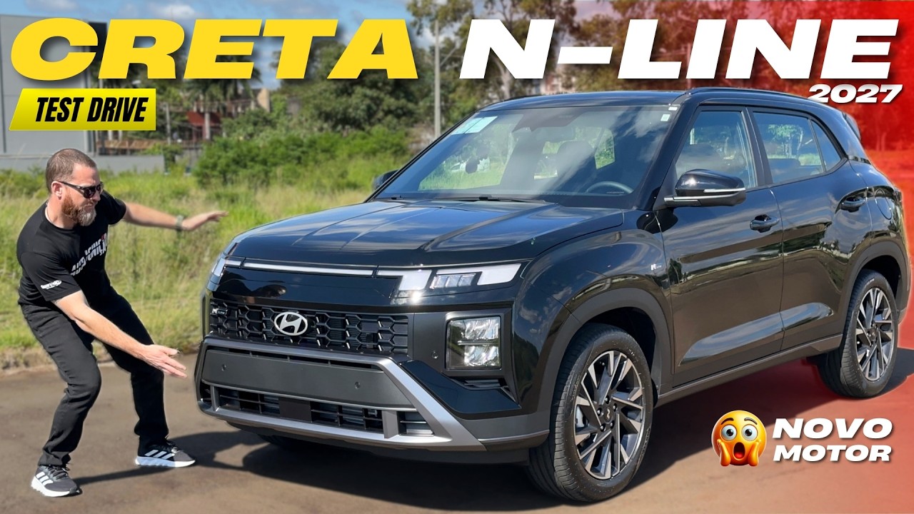 TEST DRIVE CRETA N-LINE 2027 - Melhorou Muito! Agora Novo Motor 1.6 Turbo De 176CV!