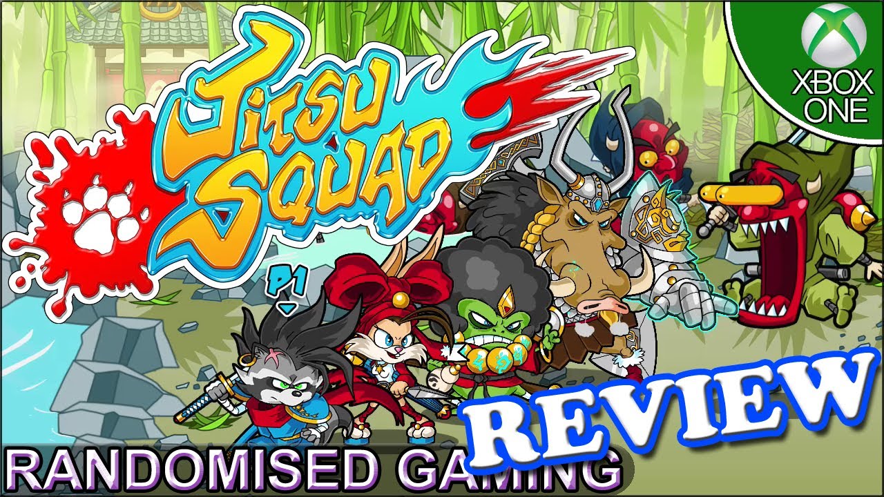 Jitsu Squad Review for Xbox One (Arcade style Scrolling Beat'em up) featuring Yooka-Laylee cameo.