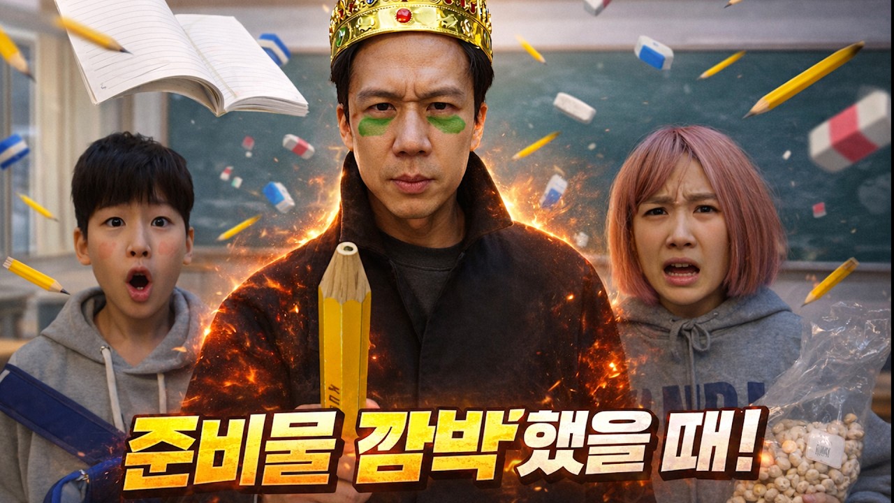 준비물 깜빡했을때 선생님 반응!ㅋㅋㅋㅋㅋ