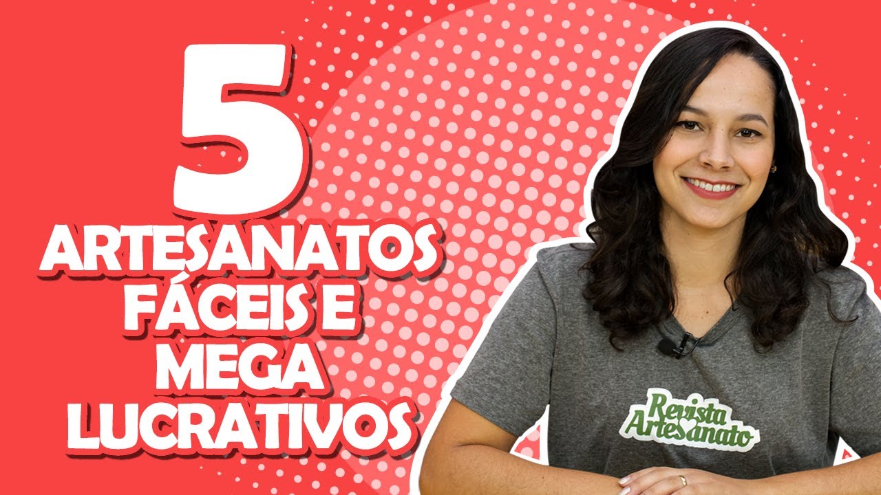 🔴 Artesanato em Feltro: 5 Pe&ccedil;as Lucrativas para Fazer e Vender