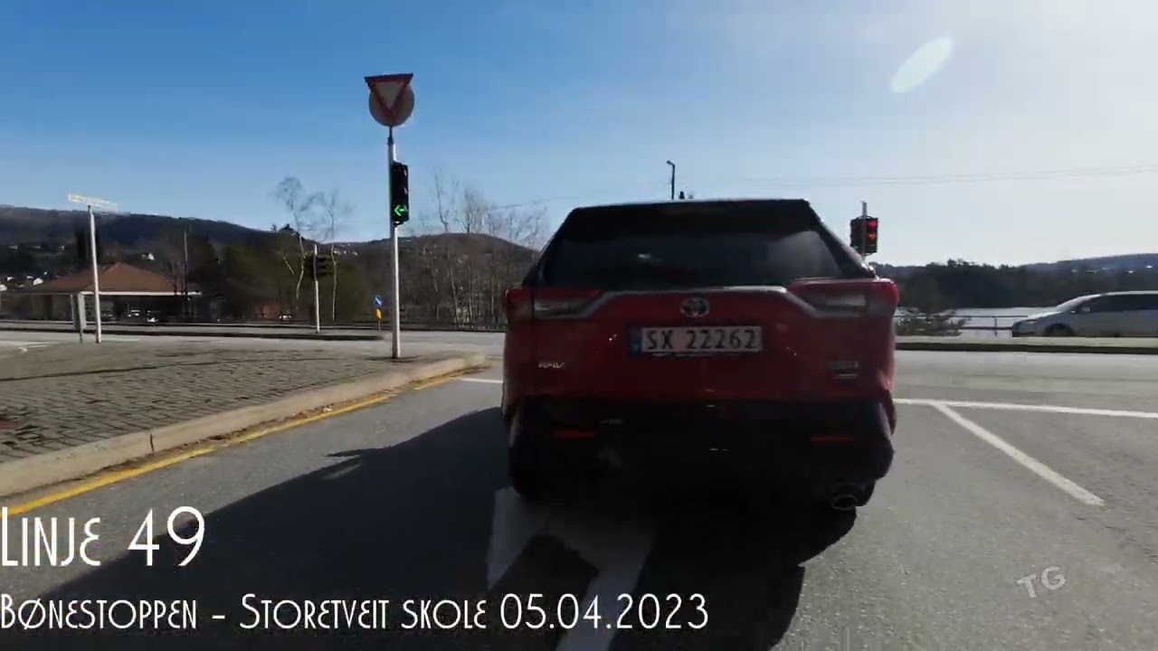 4K - Linje 49 - SKOLETUR - Bønestoppen - Storetveit