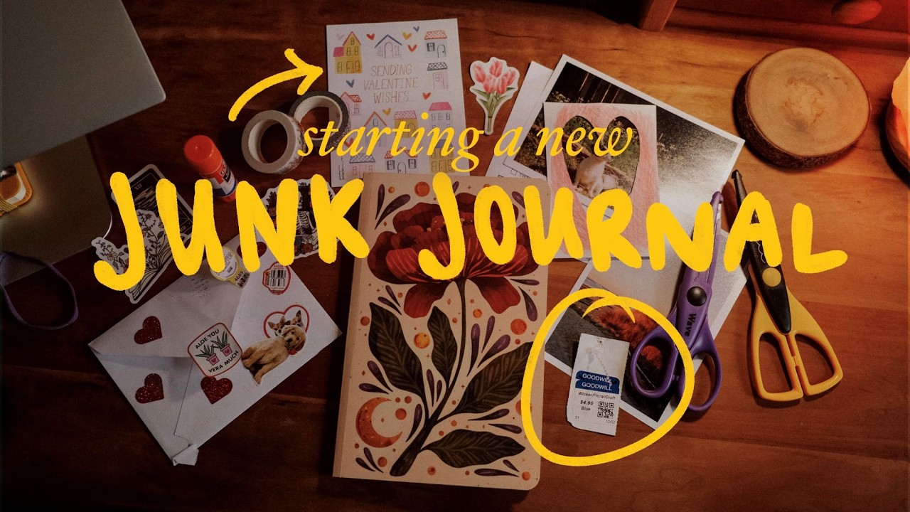 junk journaling in 2025 💌 overcoming creative ruts + unlearning perfectionism