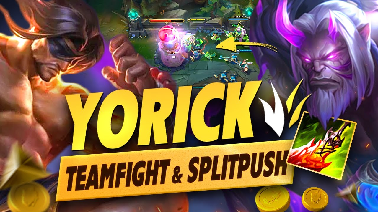 [S14] Teamfight AND splitpush at the SAME TIME with YORICK JUNGLE! vs Lee Sin