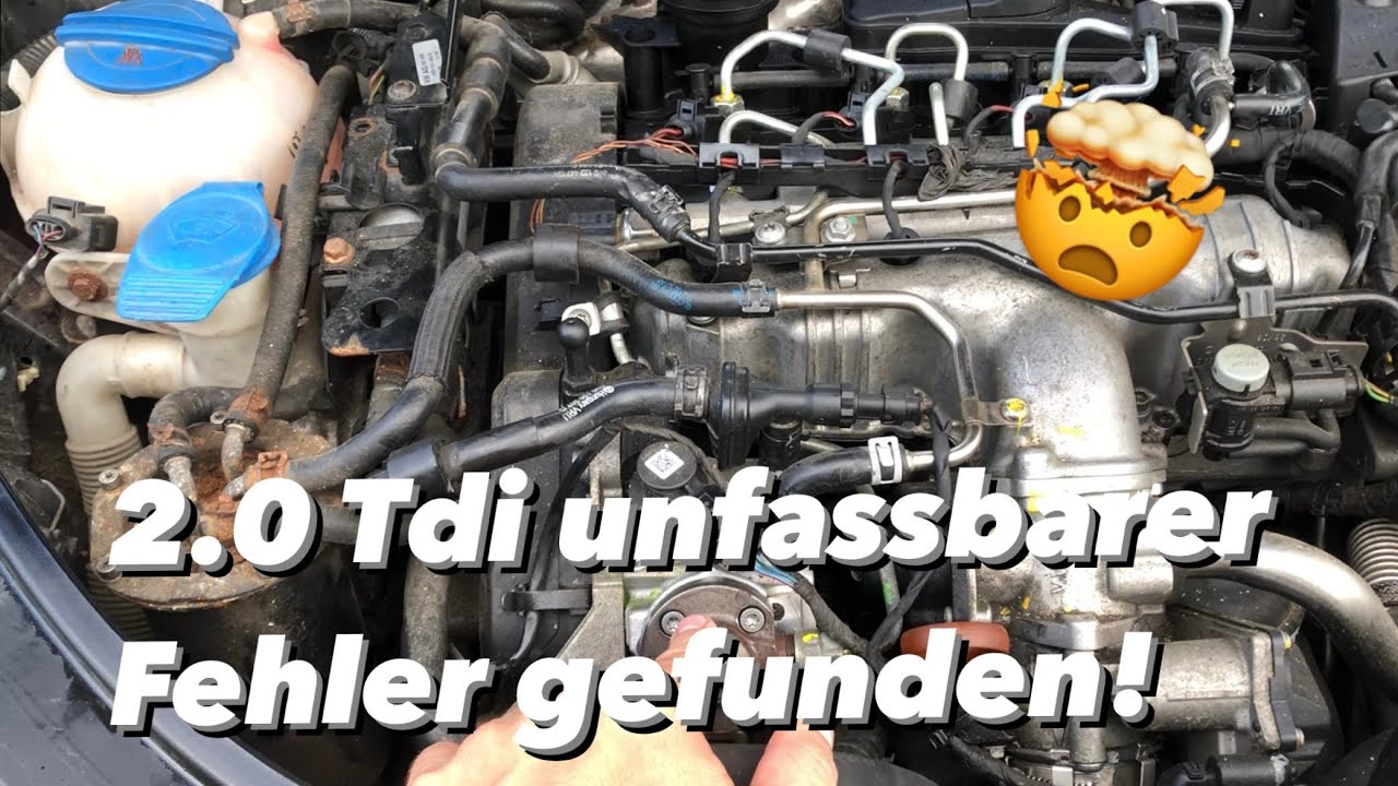 VW Audi Skoda Seat 2.0 TDI kein Hochdruck - diesen Fehler kennt fast niemand