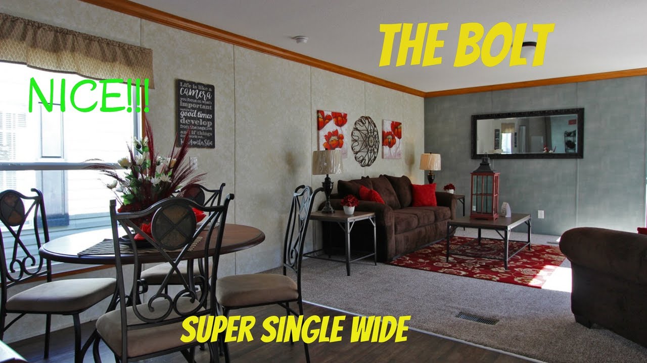 Super Single Wide with Decor Pics | the Bolt by Live Oak Homes | Wayne Frier Home Center  Byron GA