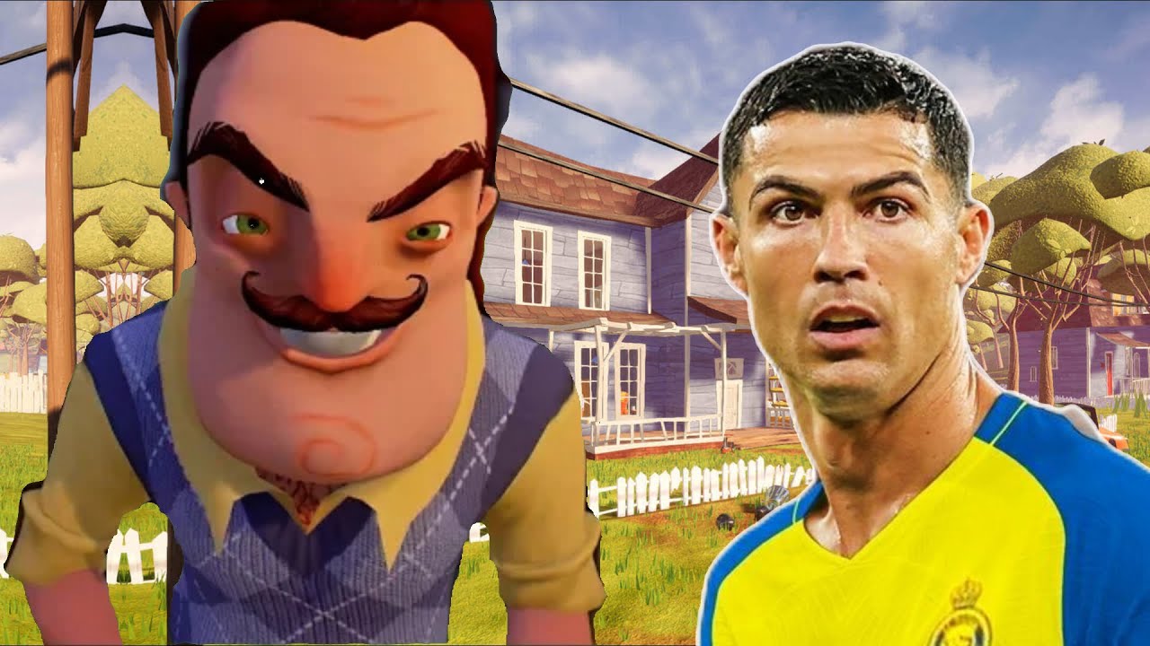 كريستيانو يلعب لعبة مرحبا يا جار | 1# Hello Neighbor