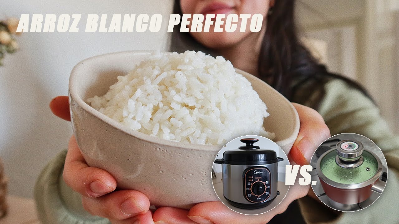 Cómo hacer ARROZ BLANCO asiático (con y sin arrocera) | SoYui