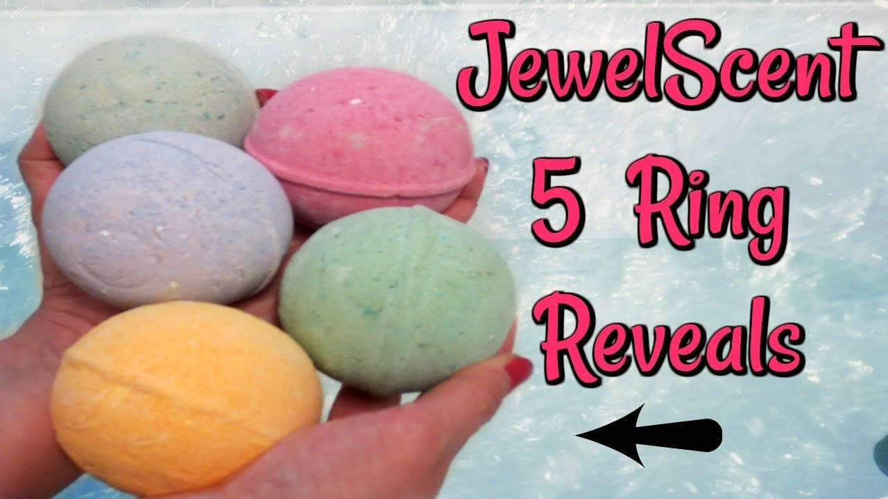 JewelScent Ring Reveals - 5 Bath Bombs at Once!