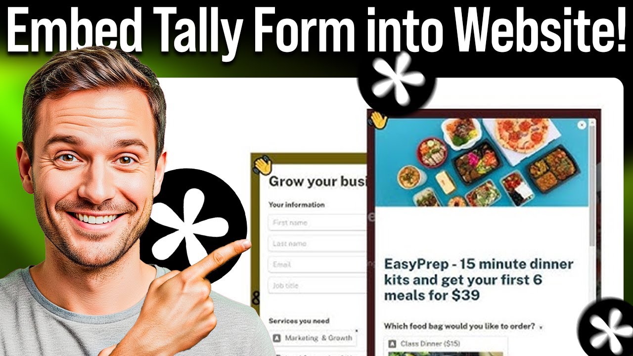 How to Embed a Form Into Your Website using Tally Form (Step-by-Step)