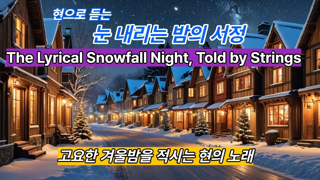 눈 내리는 밤의 서정/A Lyrical Snowy Night in Strings/수헌의 음악정원