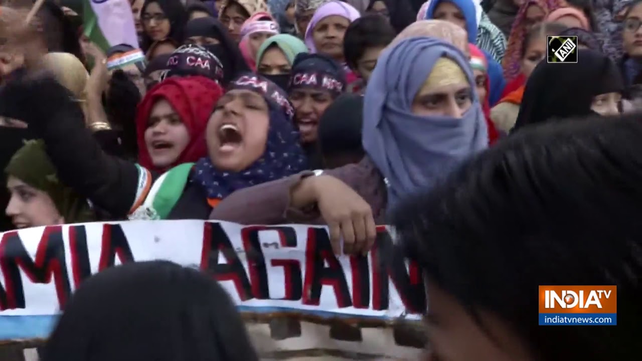 Jamia Coordination Committee holds protest march to Parliament against CAA, NRC
