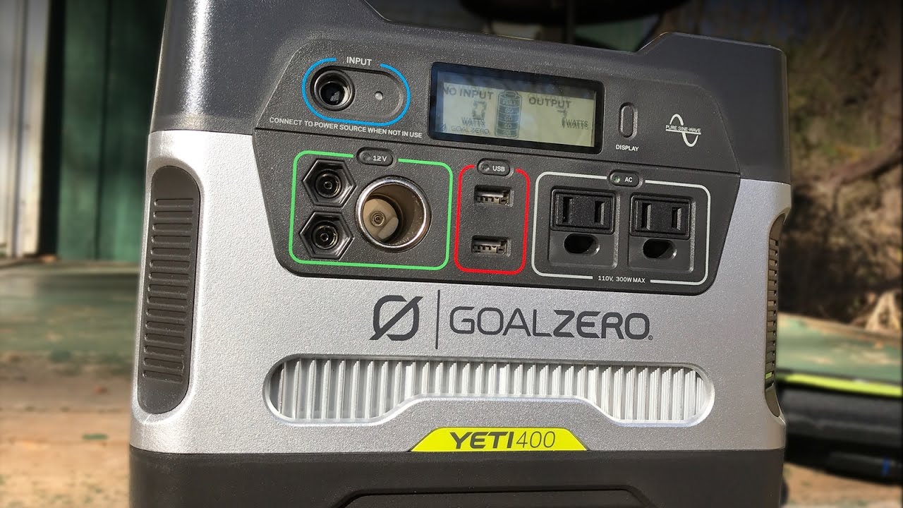 Goal Zero Yeti 400 Solar Generator