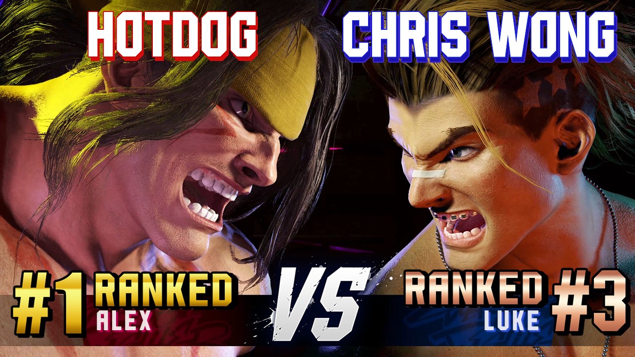 SF6 ▰ HOTDOG29 (#1 Ranked Alex) vs CHRIS WONG (#3 Ranked Luke) ▰ High Level Gameplay