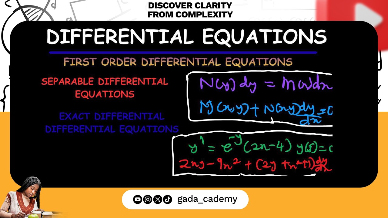 How to Solve Separable and Exact Differential Equations Step-by-Step