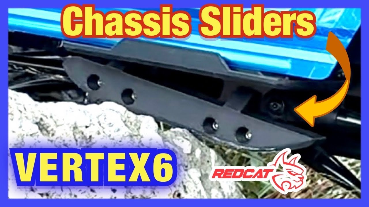 Слайдеры шасси Exocaged RC для Redcat Vertex6