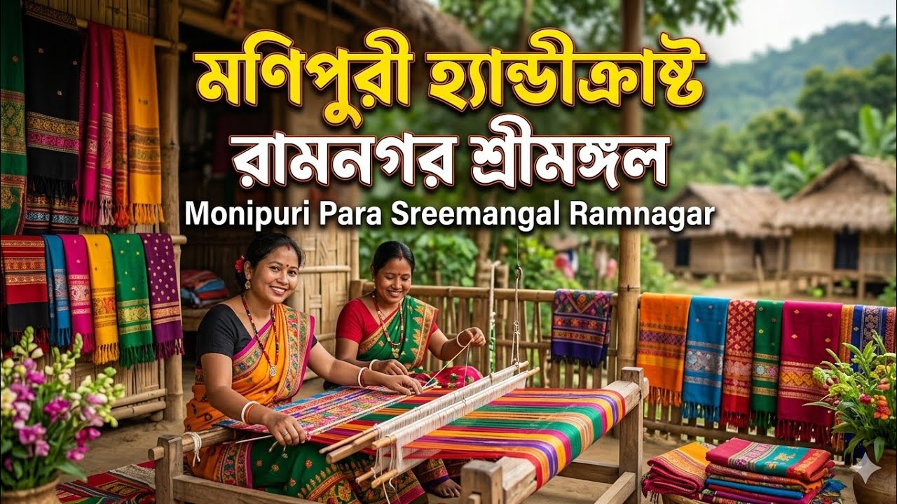মণিপুরী হ্যান্ডীক্র্যাষ্ট রামনগর শ্রীমঙ্গল | Monipuri Para Sreemangal Ramnagar