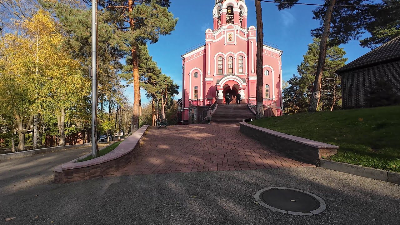 Кисловодск. Прогулка по осеннему городу без монтажа одним файлом.