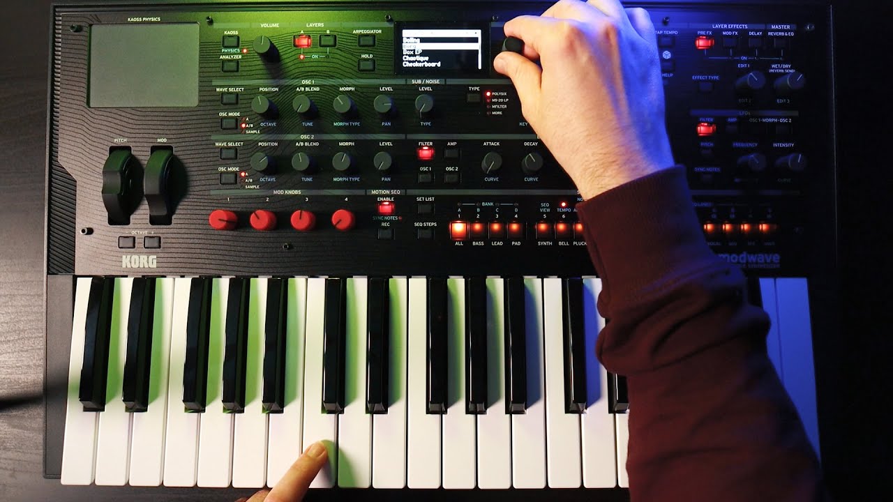 KORG Modwave basic walkthrough/tutorial
