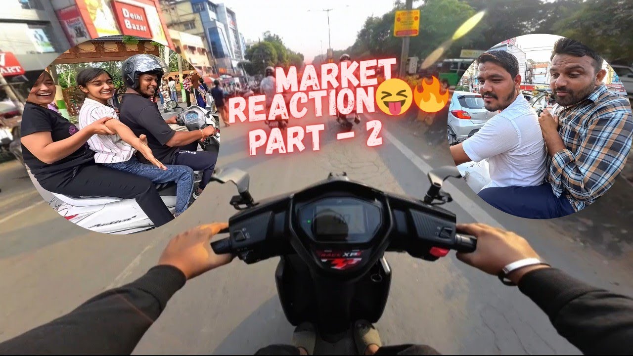 MARKET REACTION 👀🤔|| CUTE GIRL REACTION 👀|| NTORQ EXHAUST MODIFICATIONS 🔥🔥@PRORIDERPRIYANK 