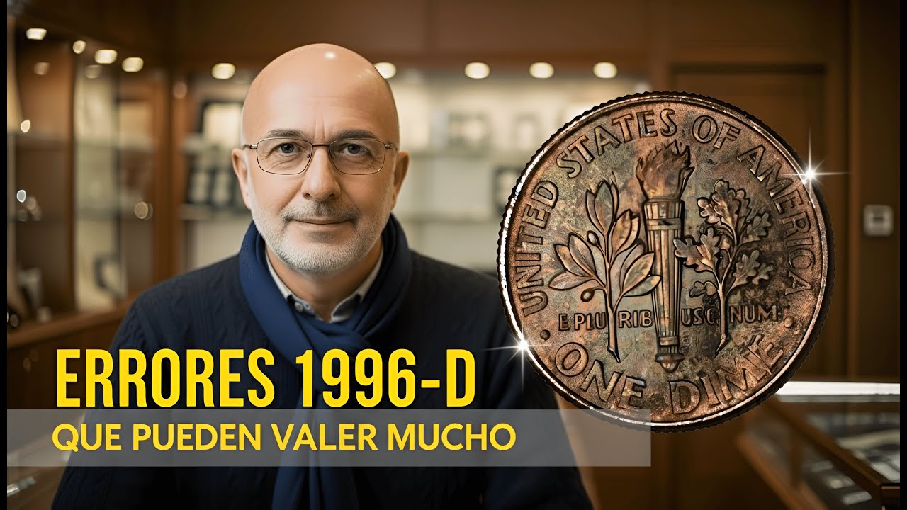 Moneda de 10 centavos 1996-D 🪙 Errores raros y valor real que pocos conocen