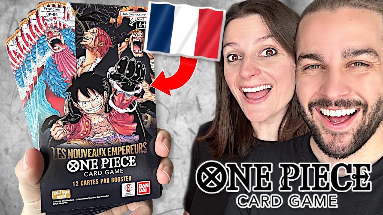 ON OUVRE LES CARTES ONE PIECE EN FRANCAIS ! OP09 FR LES NOUVEAUX EMPEREURS
