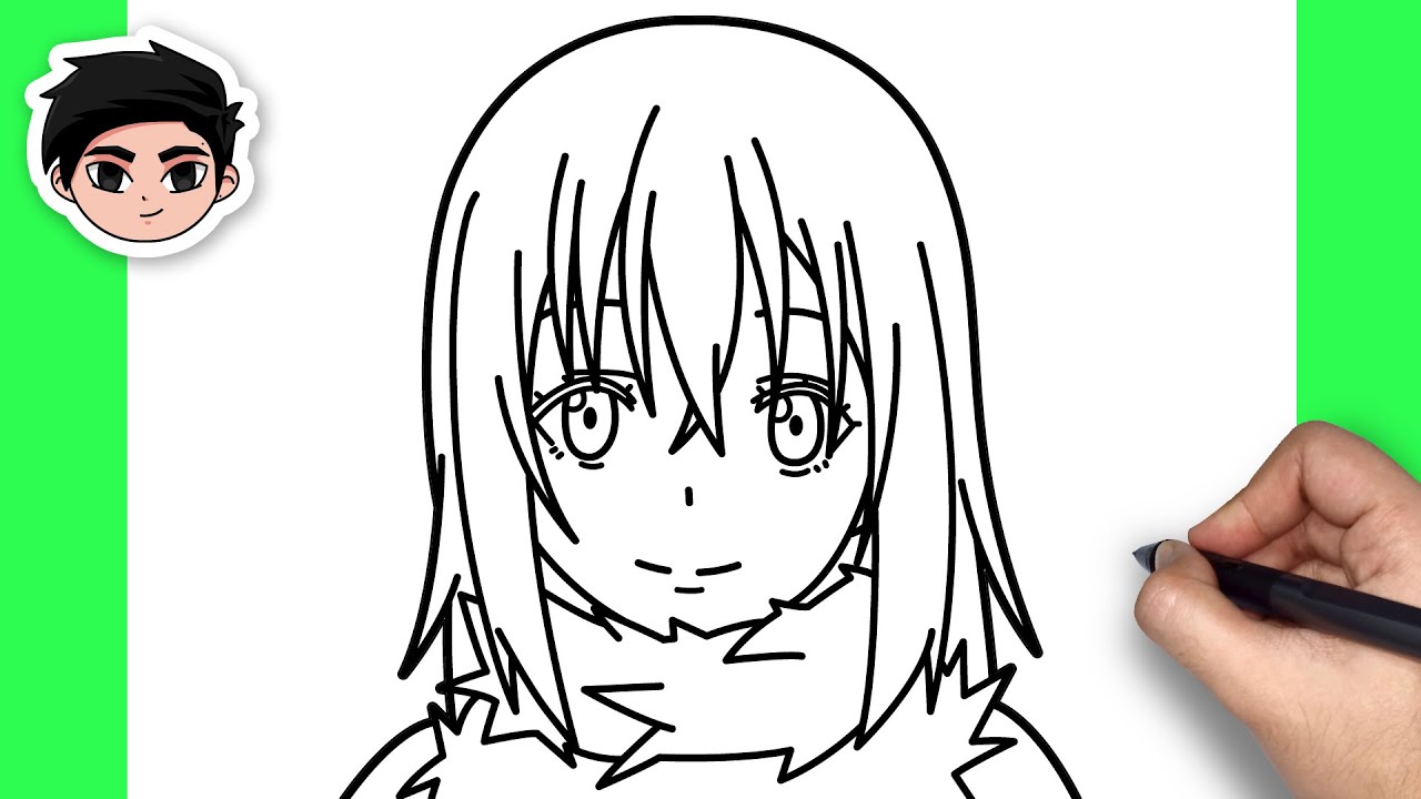 How To Draw Rimuru Tempest | That Time I Got Reincarnated as a Slime - Easy Step By Step Tutorial