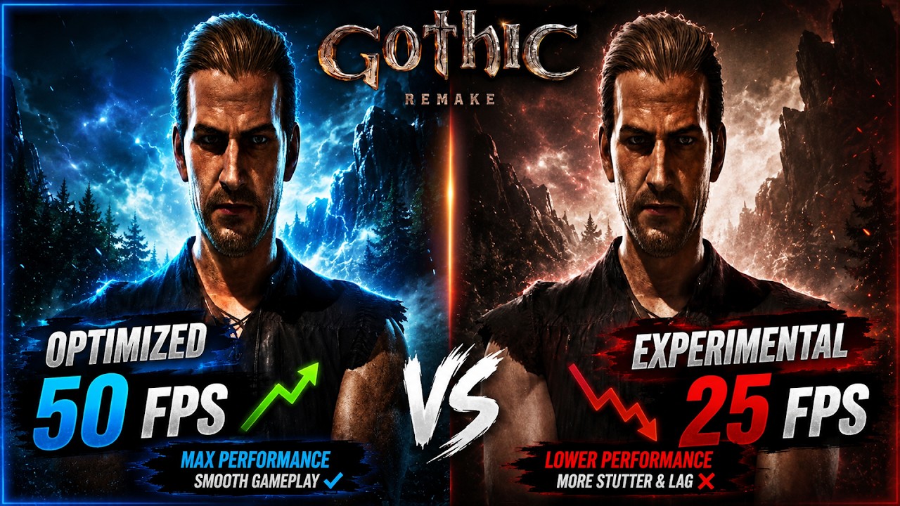 Gothic Remake Best Graphics Settings Guide | Boost FPS from 25 to 50!