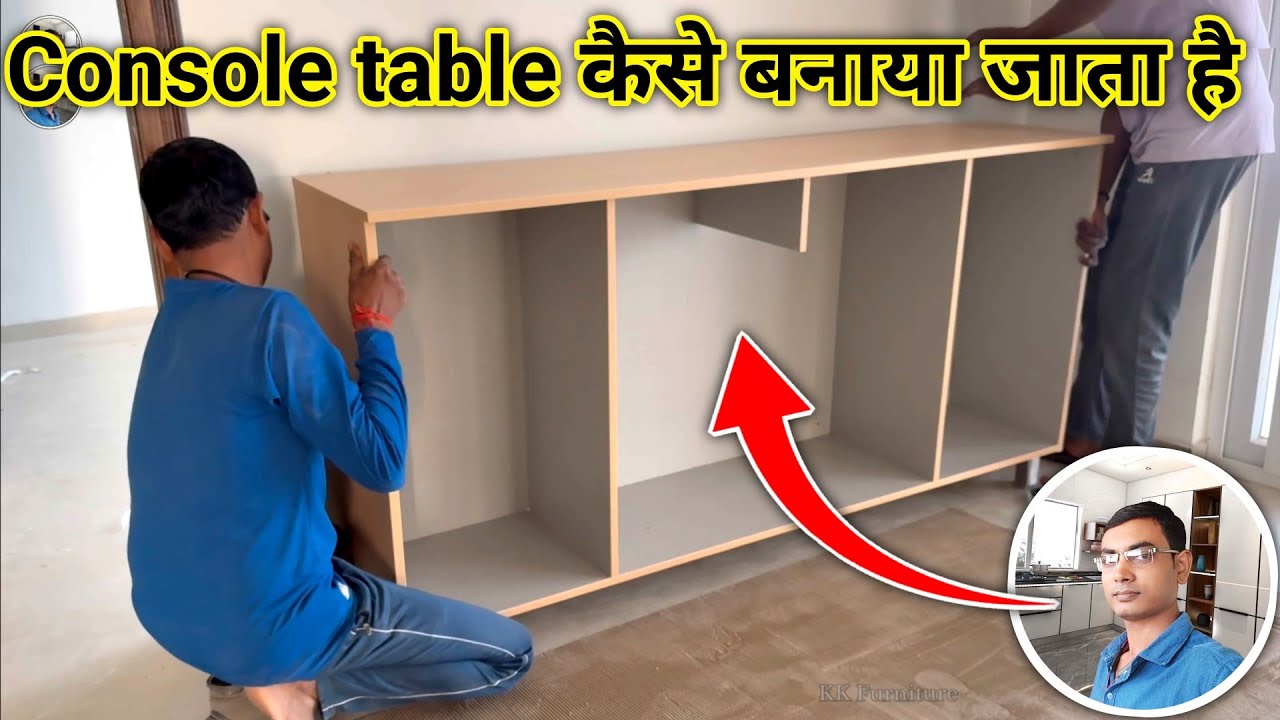 Console table kaise banaen | how to build a console cabinet | furniture table kaise banaen