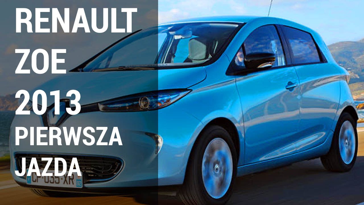 Renault Zoe - pierwsza jazda samochodem elektrycznym w Polsce 2013 r. Test i wrażenia