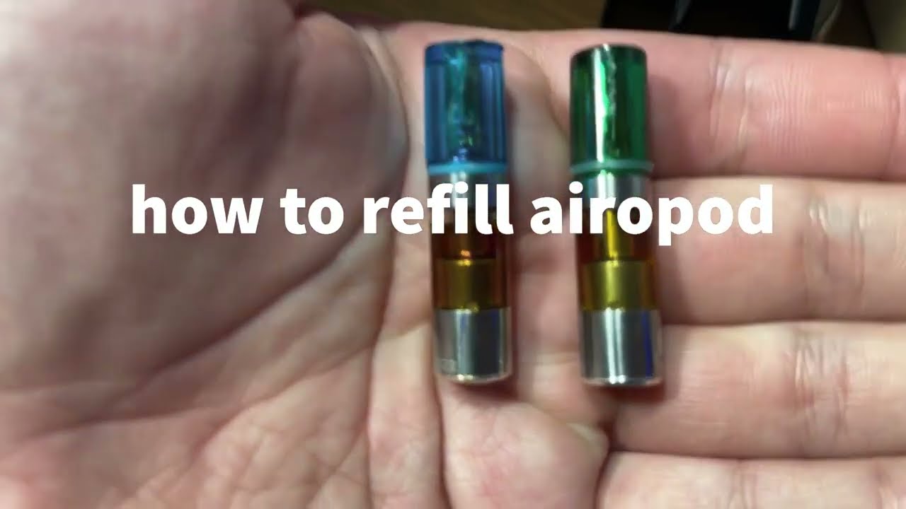 how to refill airopod