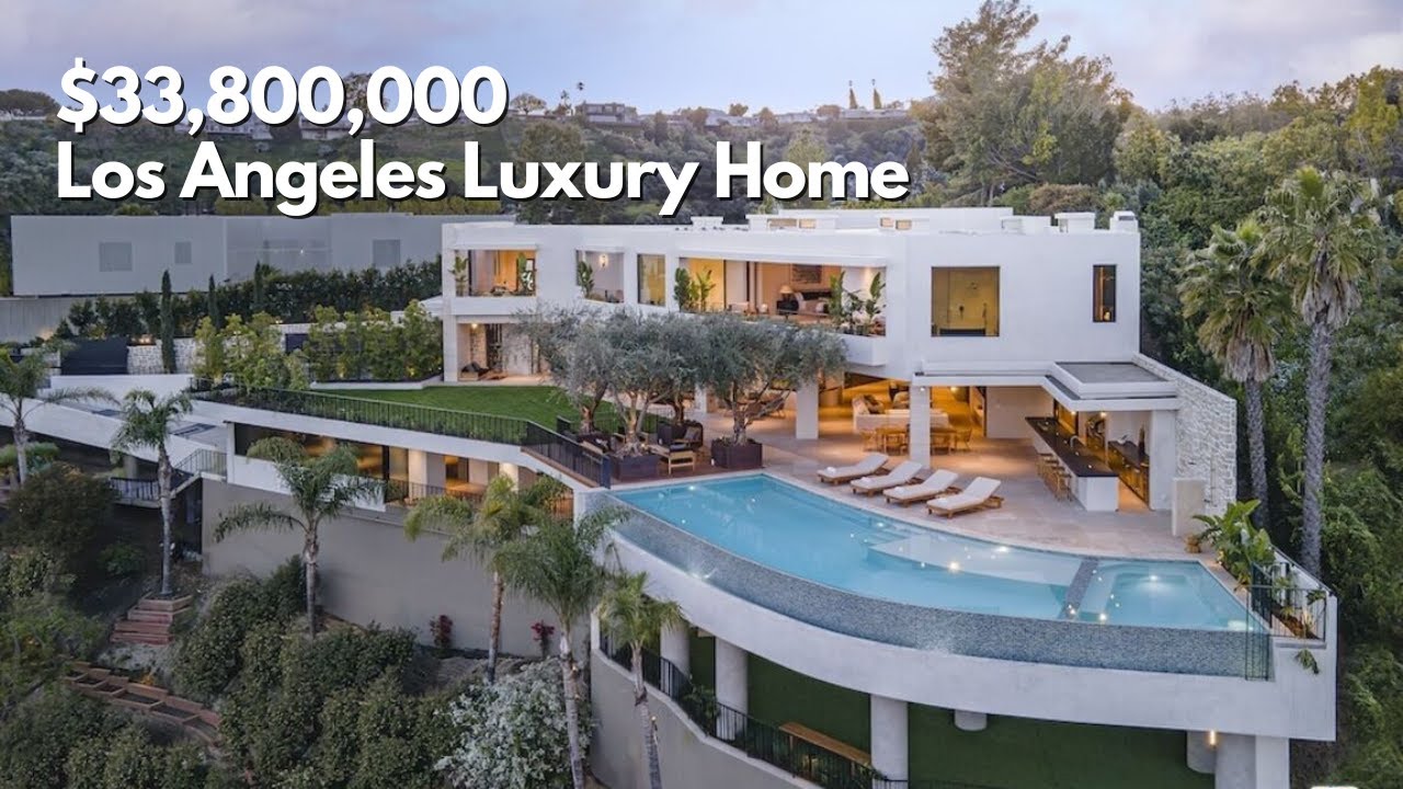 Inside this STRIKING $33M Bel Air Mansion | Luxury Los Angeles Home Tour