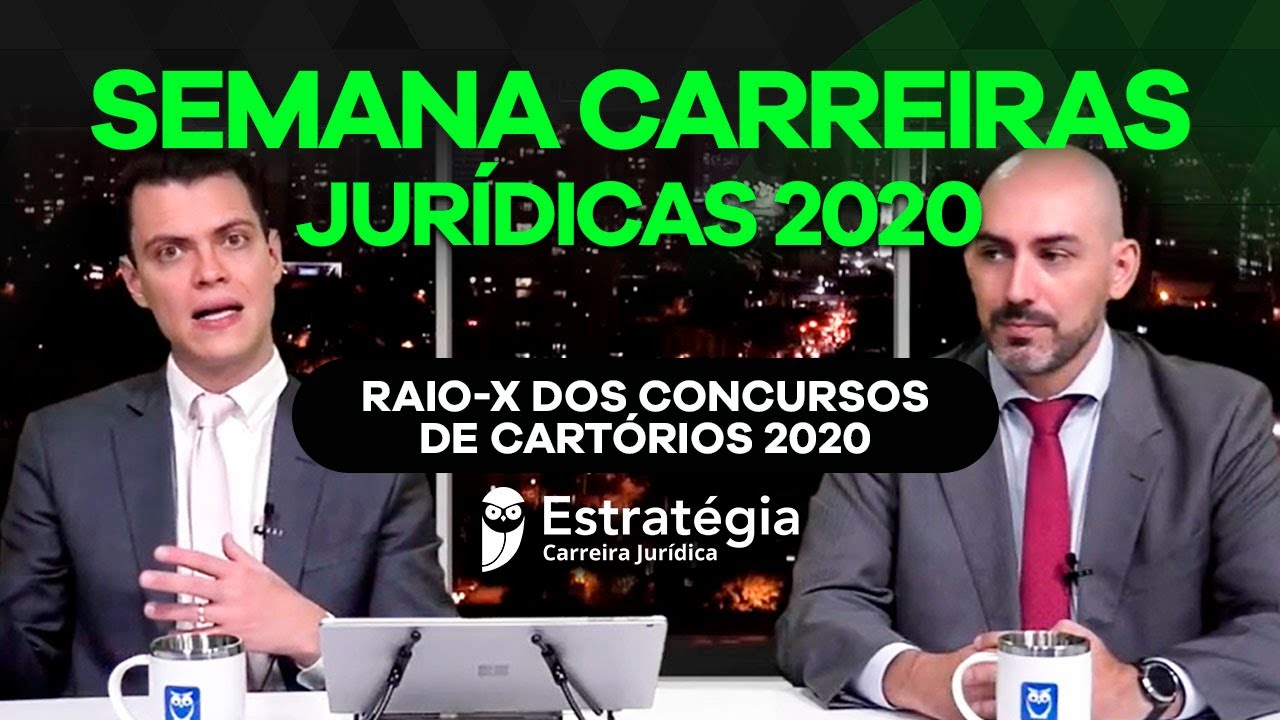 Raio-X dos Concursos de Cartórios 2020