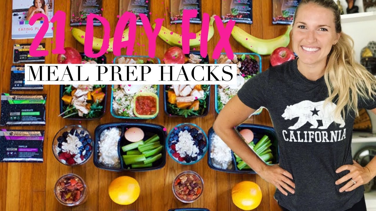 21 Day Fix Meal Prep Hacks