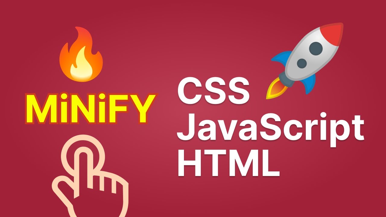 Minify CSS JavaScript HTML Easily from Code Editor