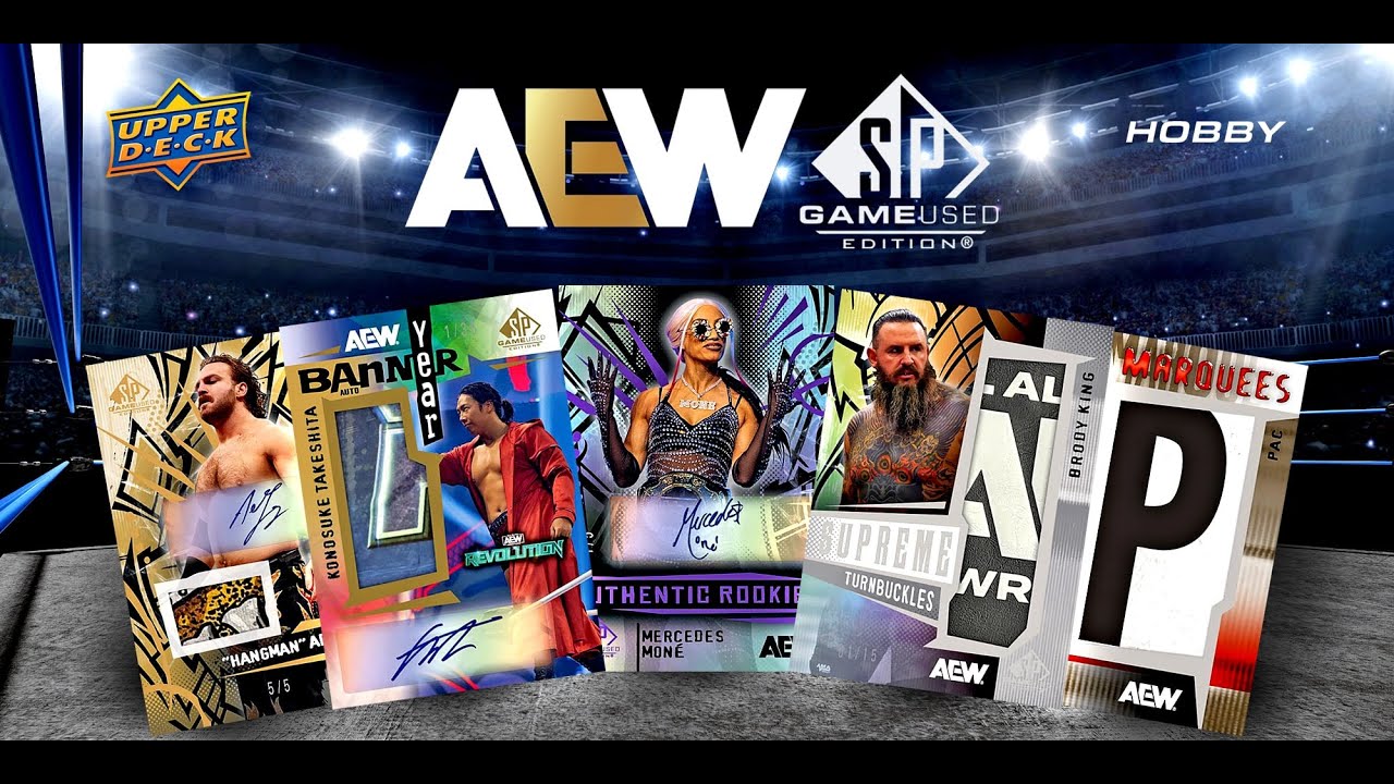 2025 Upper Deck AEW SP Game Used Wrestling Hobby Box
