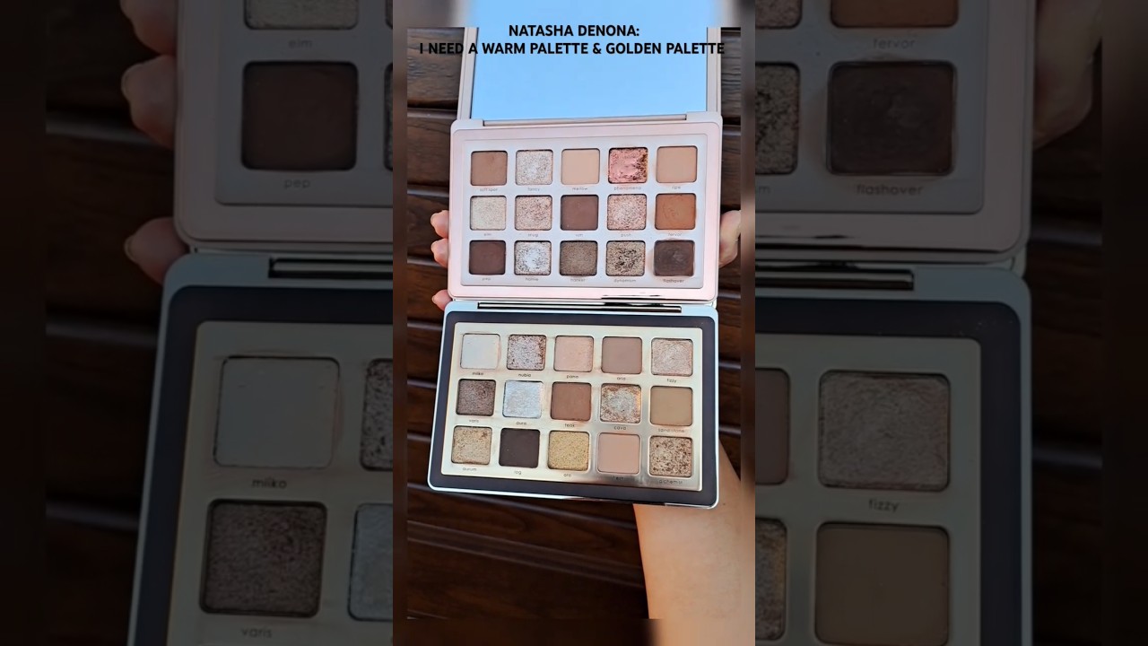 NATASHA DENONA: I NEED A WARM & GOLDEN #palette #makeup #eyeshadow #shorts #natashadenona #new #look