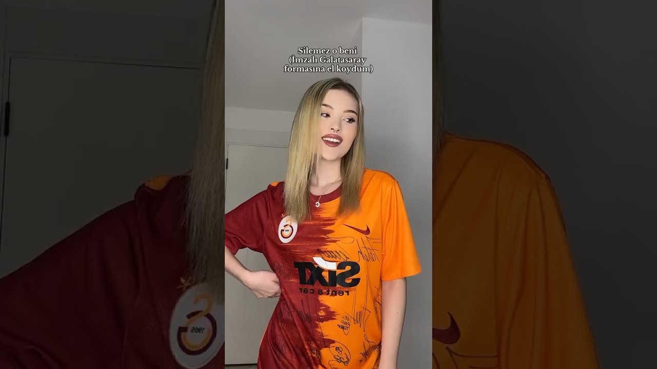 İmzalı Galatasaray formasına el koydum silemez beni 🙈😂 #trending #tiktokvideo #tiktok #akım