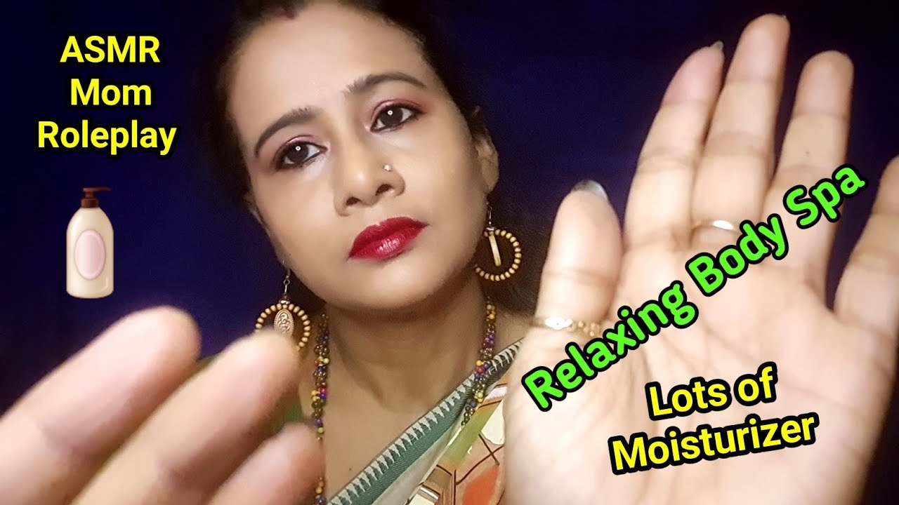 ASMR Mom Roleplay 💖 Relaxing Full Body Spa | Scrubbing, Massage & Moisturizing for Deep Relaxation 😌