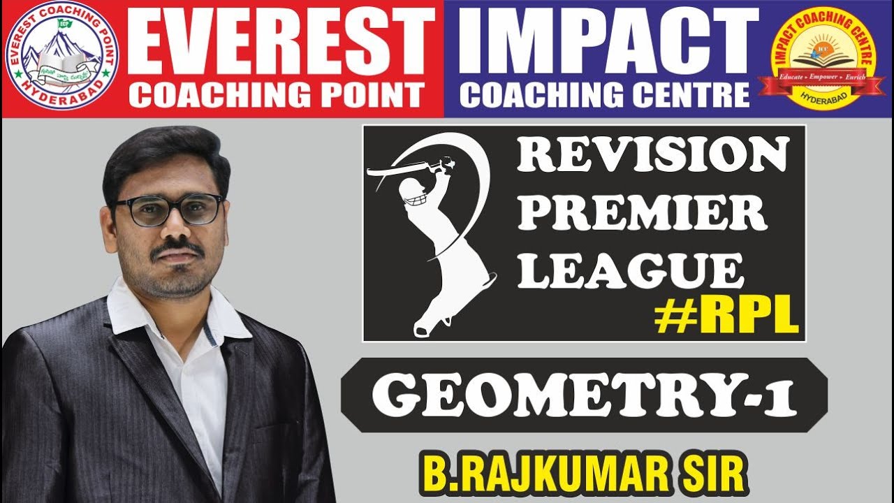 #RPL #GEOMETRY #CLASS - 1 for #SSC #CGL #in #Telugu by #RAJKUMAR SIR | #REVISION PREMIERE LEAGUE