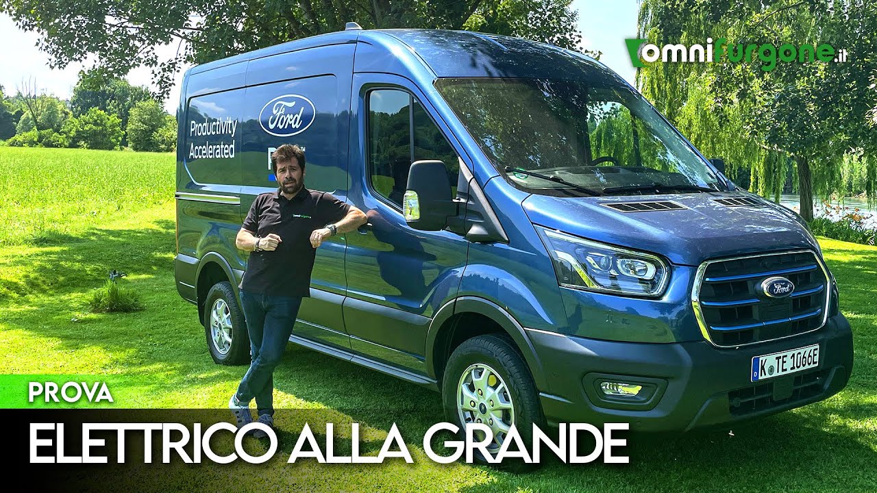 Ford E-Transit, grande, comodo potente... ed elettrico. Ecco la prova