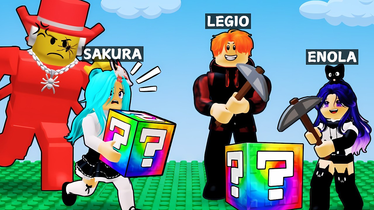 ROMPIAMO i LUCKY BLOCKS per TROVARE i BRAINROT OP su ROBLOX! ITA