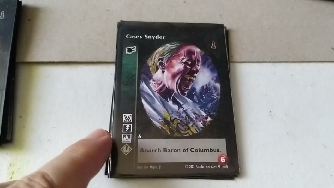 VTES mazo Gangrel con 2 new blood. Bueno bonito y barato.