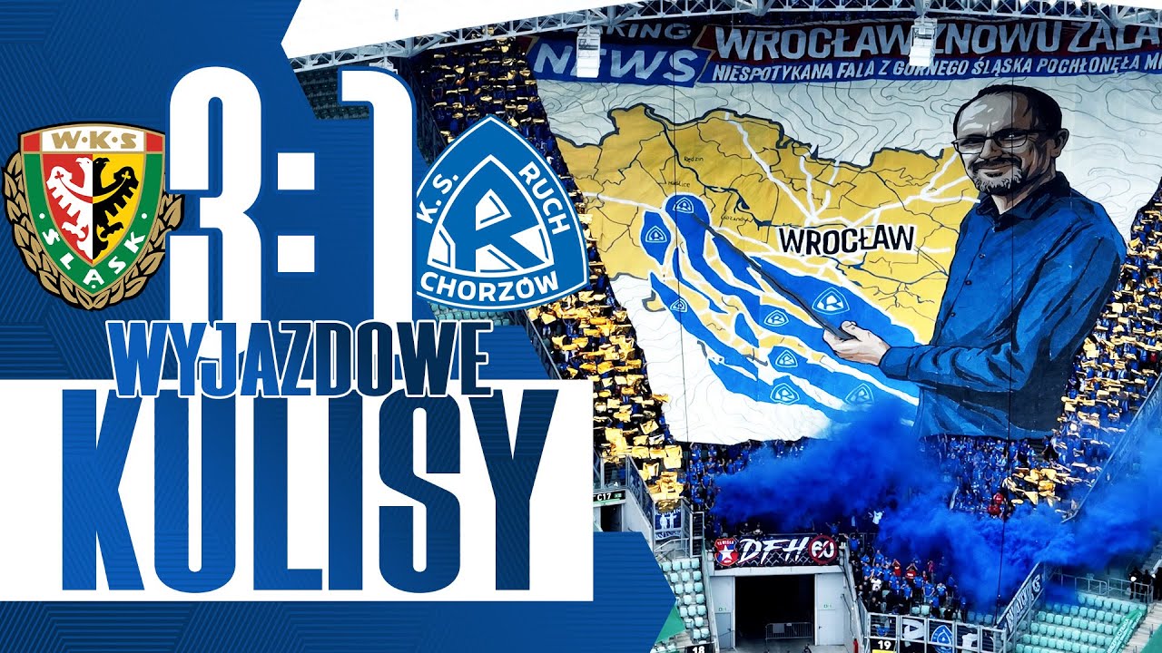 WYJAZDOWE KULISY: Śląsk Wrocław 3-1 Ruch Chorzów (03.08.2025)